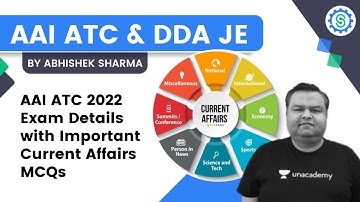 AAI ATC 2022  Exam Details with Important Current Affairs MCQs | SSC JE | Abhishek Sharma