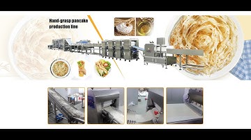 SSS Roti Paratha Production line/ Lacha Paratha Making Machine/ Scallion Pancake Machine