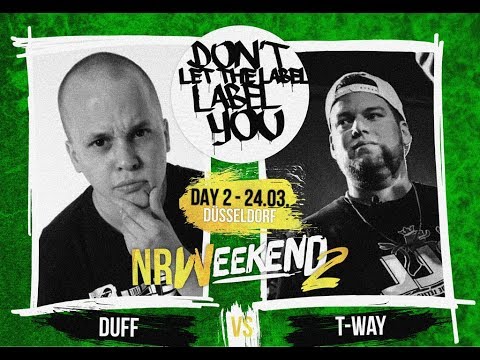 Duff Vs T-Way // DLTLLY RapBattle (NRWeekend2 // Düsseldorf) // 2018