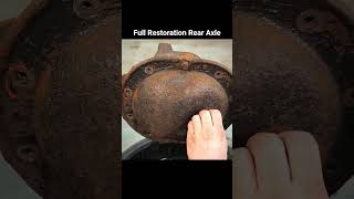 Full restoration rear axle part one #drilldozer #automobile #carrestorationproject #diy #garageshop