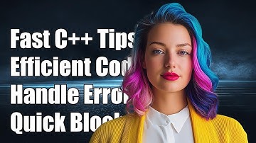 Fastest C++ Finally Block: Tips for Efficient Exception Handling