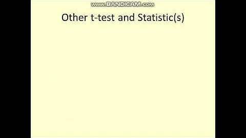 T Distribution and t-test Part4