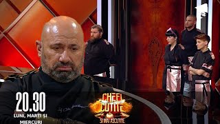 Chef Cătălin Scărlătescu a pierdut un om. Cine este concurentul eliminat