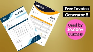 Free Online Invoice Generator | How to Make a Free Invoice PDF File | Step-by-Step Online Guide