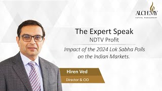 Hiren Ved's interview on NDTV Profit | India Decides 2024 - April 19, 2024