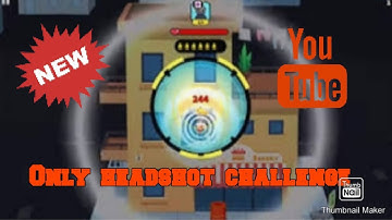 Only headshot challenge, jt sniper, johnny trigger sniper
