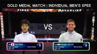 [GOLD] A Shiny Gold!! KANO Koki 🇯🇵 v Gergely SIKLOSI 🇭🇺 l Cali Epee Fencing Grand Prix 2024