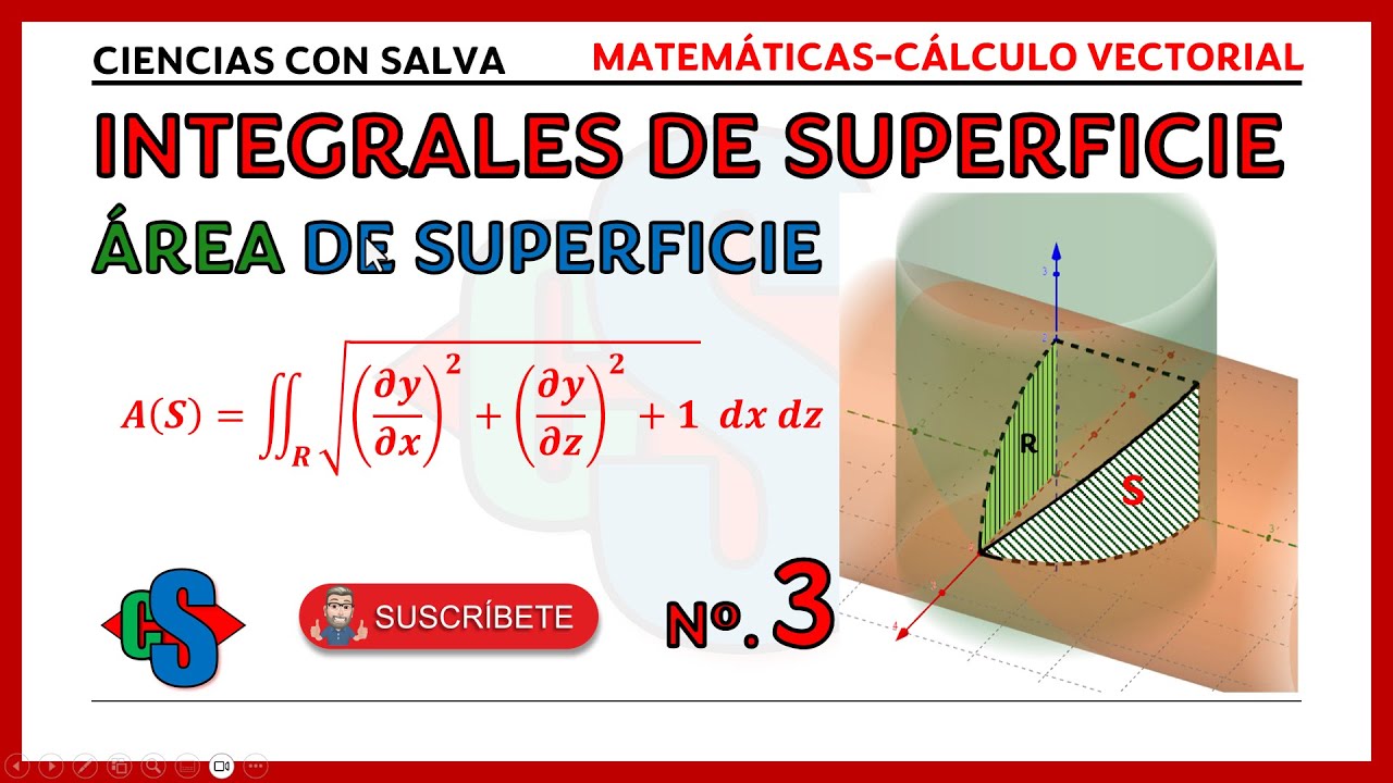 Integrales de superficie 3. Ejemplo. - YouTube
