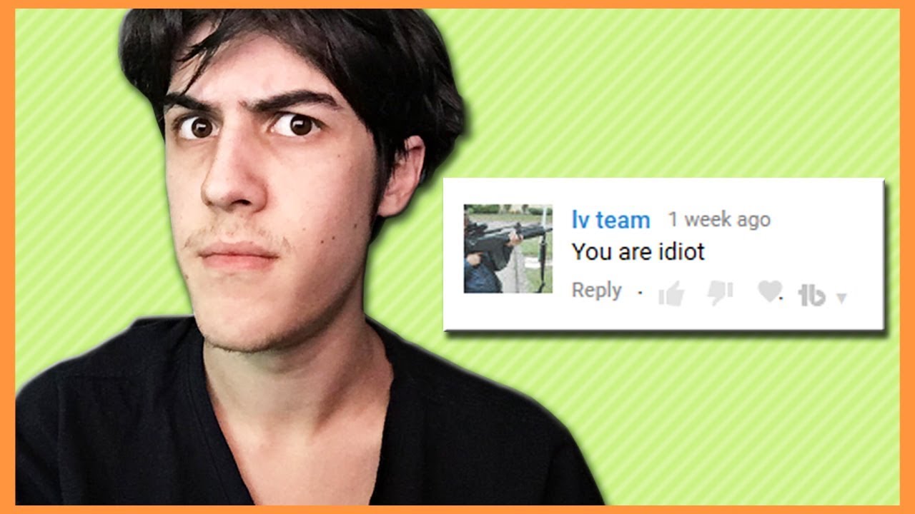 READING FUNNY COMMENTS ON MY VIDEOS! 