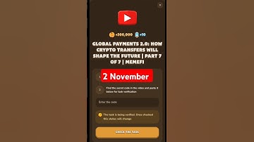 Global Payments 2.0 How Crypto Transfers Will Shape the Future | Part 7 7 | MemeFi  #memefi