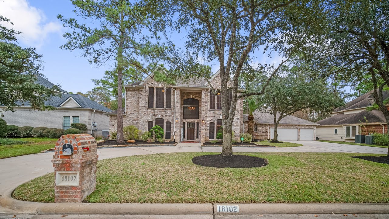 18102 Hampton Oak Spring Tx 77379 - YouTube