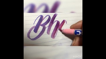 Bhanvi name calligraphy comment ur name subscribe @immutallyartandcalligraphy3170