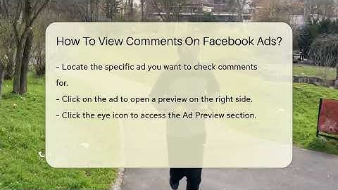 How To View Comments On Facebook Ads? - Everyday-Networking