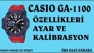 CASIO GA-1100 AYAR VE KALİBRASYON