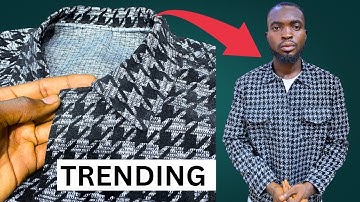 How to cut and sew trending jackets collar, jacket collar cutting and stitching… latest jeans jacket