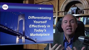 Differentiating Yourself Effectively as a Standout Financial Advisor