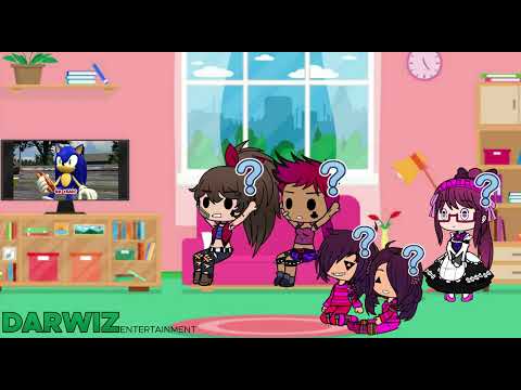 Jarvis and The Company React To Mario VS Sonic Funny Animation: Food Battle - Nintendo (Gacha Club)