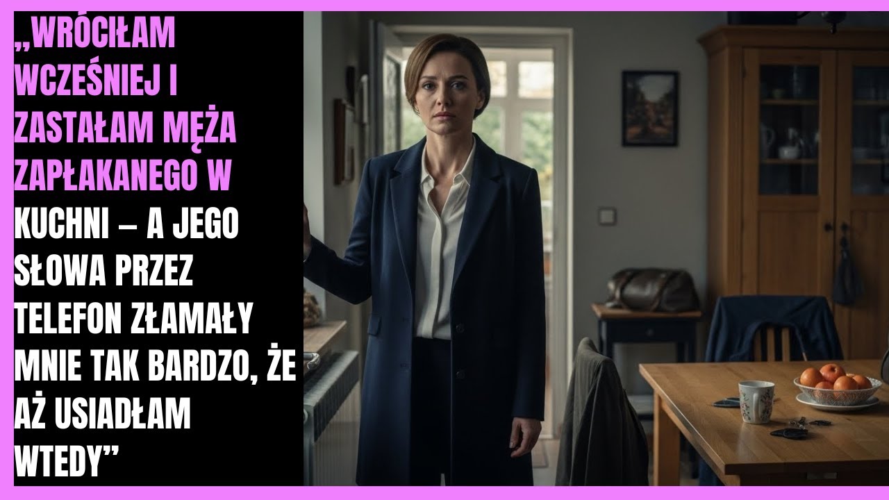 „Nie dzwonię do niej. Nie mogę. Nie dam rady jej tego powiedzieć.” Stałam w drzwiach własnej kuchni z torbą, w której leżały bilety na rocznicową kolację. Wróciłam z Warszawy dwie godziny...