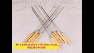 Agen tusukan sate stainless, info pemesanan hub whatsapp 0898,9084,990