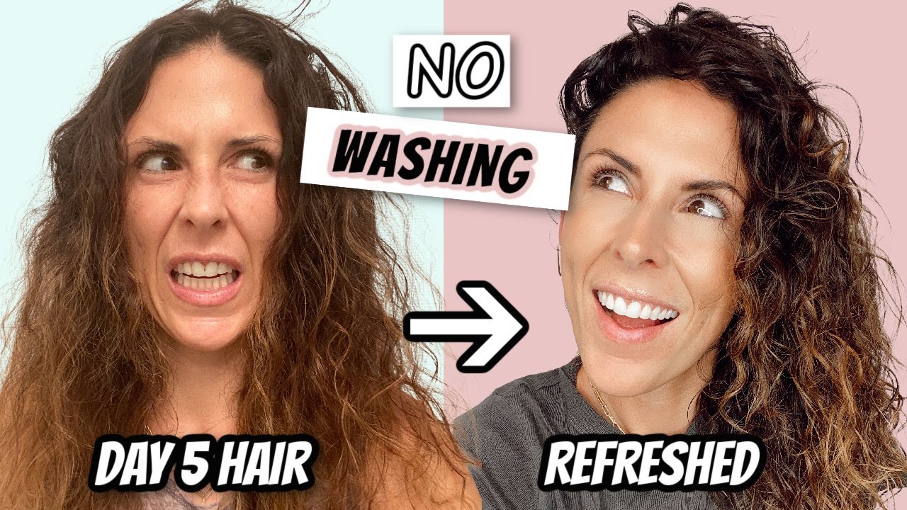 I Didn't Wash My Hair For a Week (& trying every curly refresh tutorial