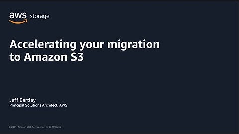 AWS Pi Week 2021: Accelerating your migration to Amazon S3 | AWS Events