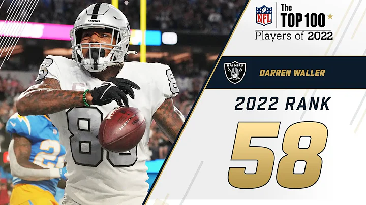#58 Darren Waller (TE, Raiders) | Top 100 Players ...