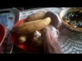 Village Traditional Breakfast/Green Stew and Yam