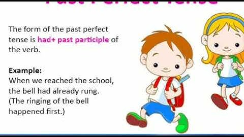MLZS JHANSI CLASS 5 English Grammar Chapter 9 Past Perfect Tense Lecture 1