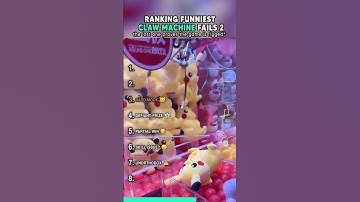 Top Funniest Claw Machine Fails 2 #shorts