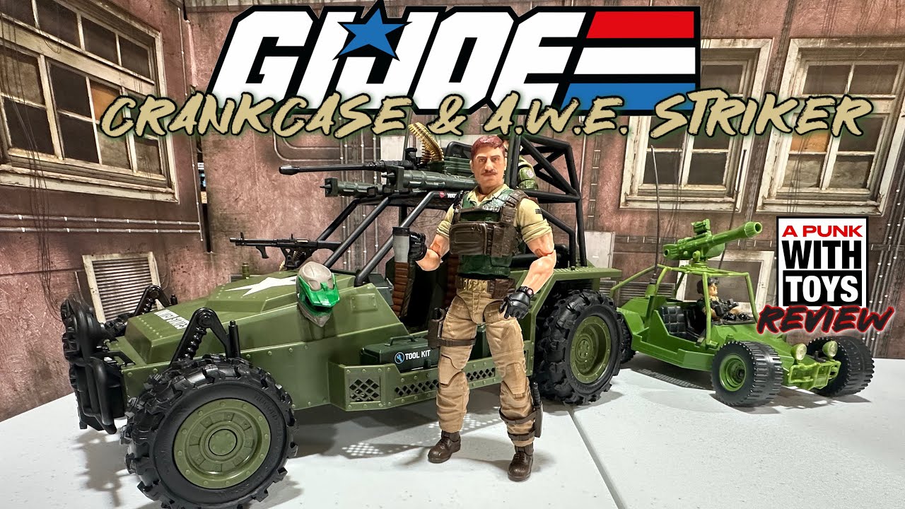 G.I.ジョー クラシファイド 車 AWEストライカー クランクケース 1/12 GI Joe Classified Series A.W.E. Striker & Crankcase Review! - YouTube