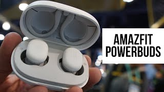 Amazfit PowerBuds Hands-on, Features - Heart Rate Tracking Earbuds at $99 | CES 2020
