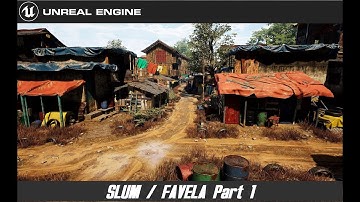 Slum / Favela Part 1 / Unreal Engine 4 / No Speed Level Design / 4k / COD / Far Cry 2