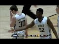 Army Men's Basketball: John Emezie Layup And One vs. Boston University 2-22-17
