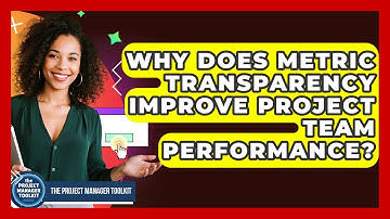 Why Does Metric Transparency Improve Project Team Performance? - The Project Manager Toolkit