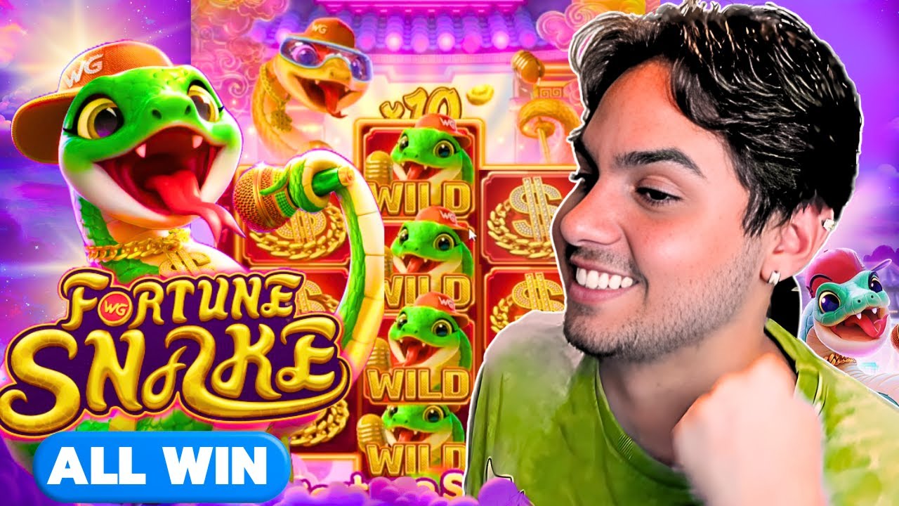 PEGUEI MUITO BÔNUS NO NOVO FORTUNE SNAKE DA WG!