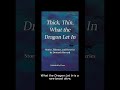 Soundbite of review of *Thick, Thin, What the Dragon Let In*
