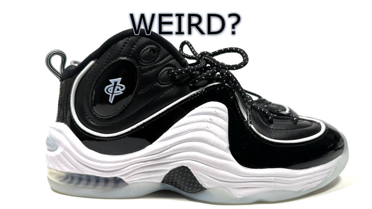 NIKE★AIR PENNY 2★BLACK/MULTI COLOR/WHITE/FOOTBALL GREY 2023 Nike Air Penny 2 Black Patent Football Grey Review