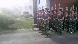 Cadets march while balancing water bottles on their heads by OluwaPlenty A 207 views 6 years ago 34 seconds