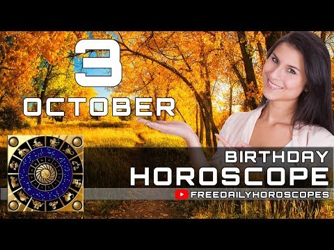 Video: Horoscope October 3