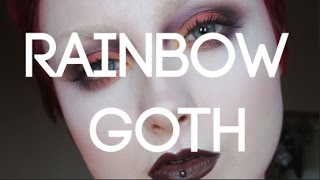 RaInBoW gOtH | Makeup tutorial |