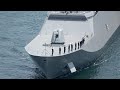 [4K]護衛艦もがみ就役・佐世保入港 - 海上自衛隊のもがみ型護衛艦の1番艦 FFM-1 JS MOGAMI - JMSDF Mogami-class frigate Commissioned（字幕）