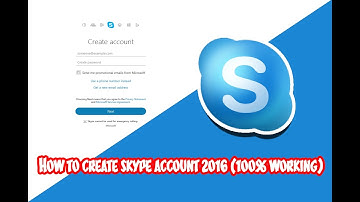 How to create skype account 2016 (100% working)