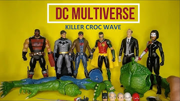 DC Multiverse Killer Croc wave toy review and CnC build
