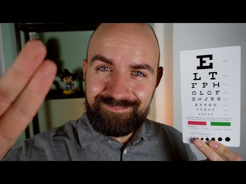 ASMR Augenarzt Roleplay | Beruhigender Seh-Test und Farben Check