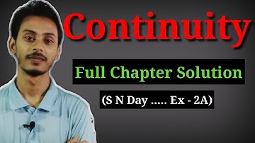 Continuity full exercise 2A solution in Bengali | SN Day continuity exercise 2A solution by I_Kayesh