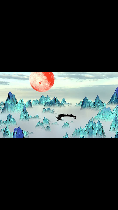 Blender Learning Day 22 - Dragon on the Holy Mountain #blender #blender3d #npr