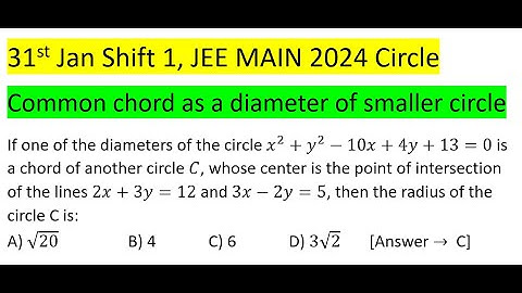 If one of the diameters of the circle x^2+y^2-10x+4y+13=0 is a chord of another circle C, whose