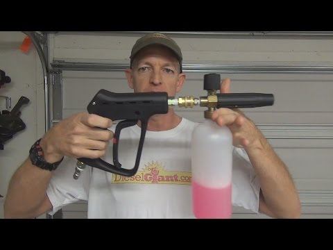 pressure washer foam cannon