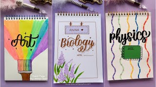 5 Creative Ideas to Design an Eye-Catching Front Page ?️ | DIY Notebook Cover | NhuanDaoCalligraphy