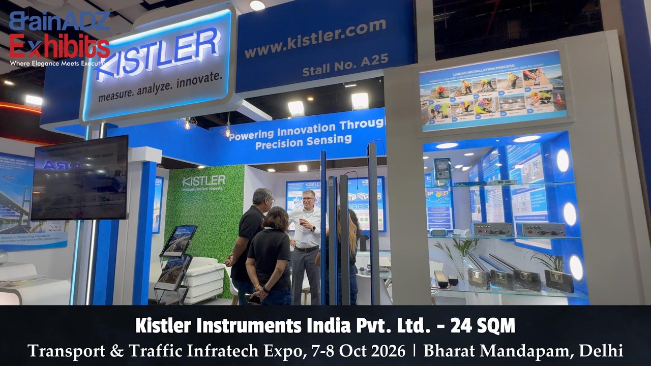 Kistler Instruments India Pvt. Ltd. | 24 SQM Stall | Transport & Traffic Infratech Expo 2026